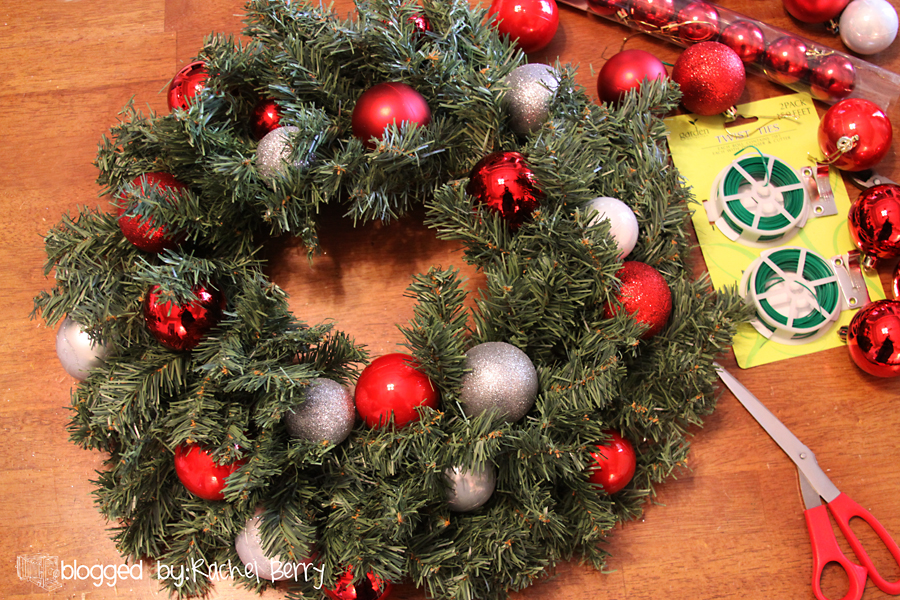 The Rachel Berry Blog { Easy Pottery Barn Inspired Christmas Wreath