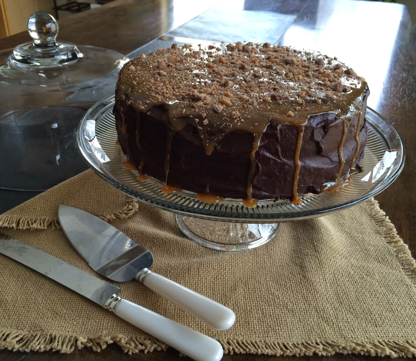 Becki Melvie Café Latte Heath Layer Cake