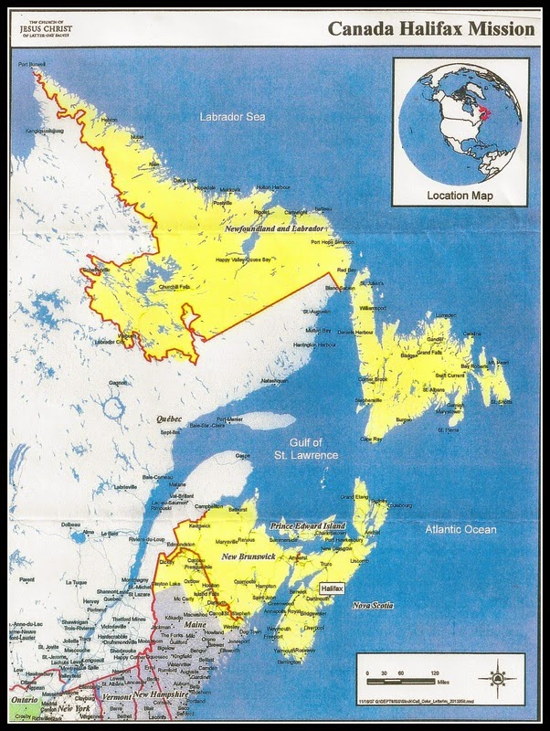 Canada Halifax Mission Boundaries