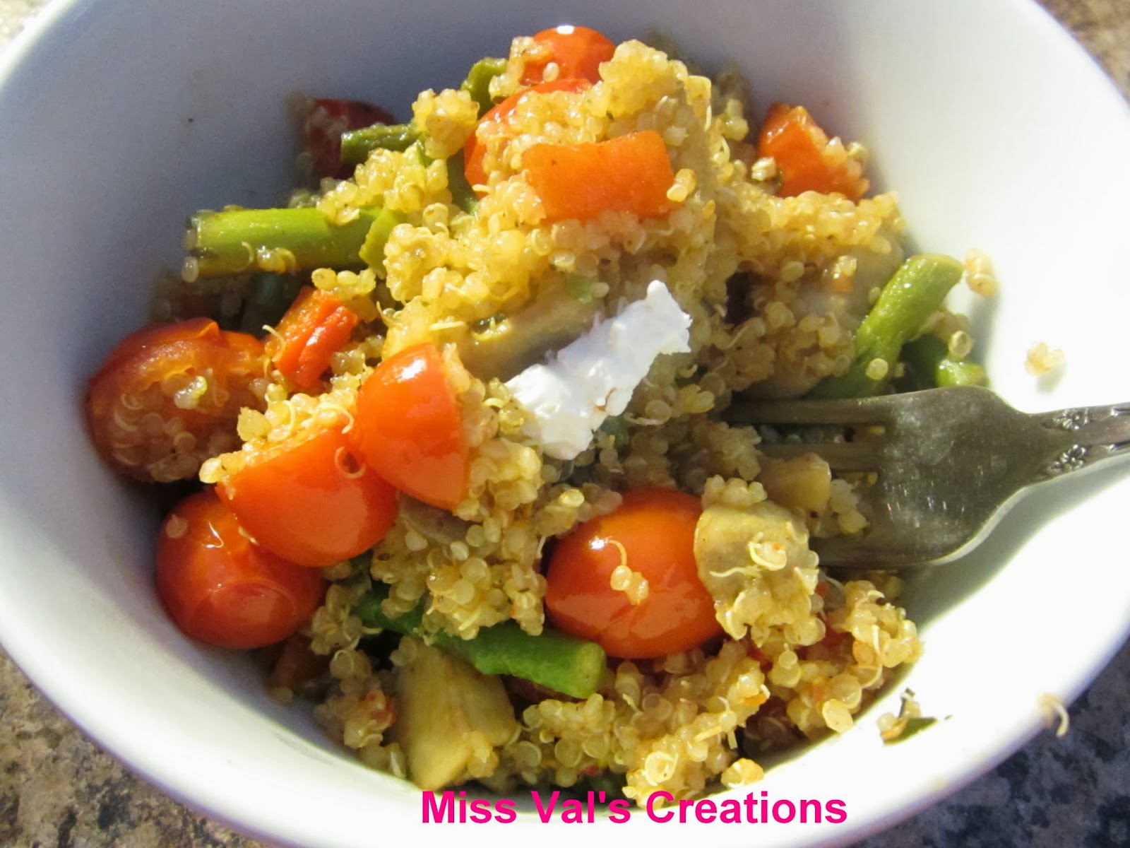 Miss Val's Creations: Quinoa Dish