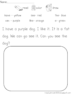 Kindergarten Comprehension - Rowdy in Room 300