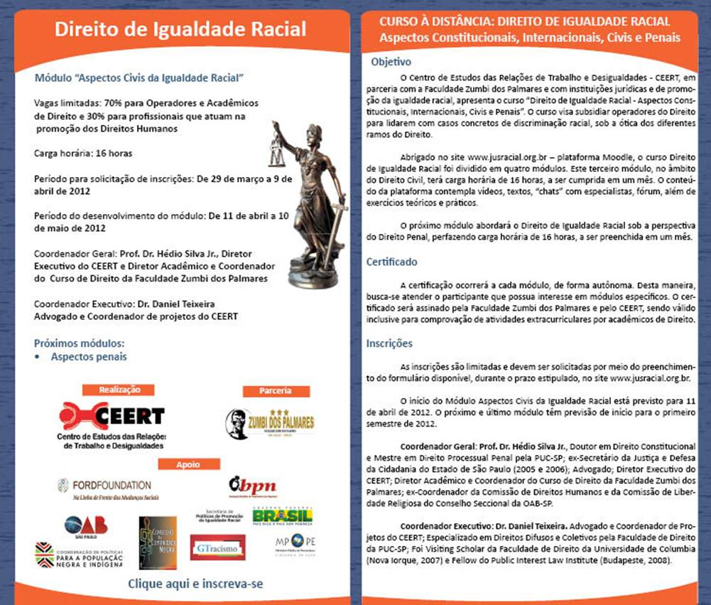 Curso de direito a distancia