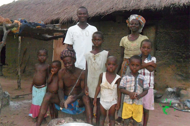 Una famiglia numerosa in Africa