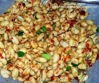 Resep Kacang Oven Bumbu Ebi Pedas