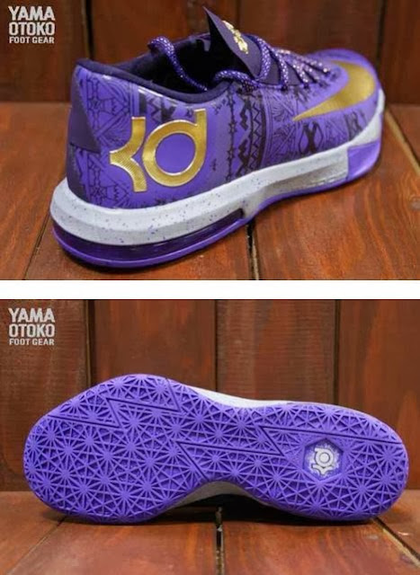 THE SNEAKER ADDICT: Nike KD 6 VI âBHMâ Purple Venom/Metallic Gold/Purple Dynasty Sneaker 