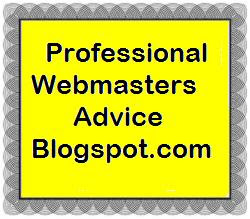 Professional Webmasters Advice