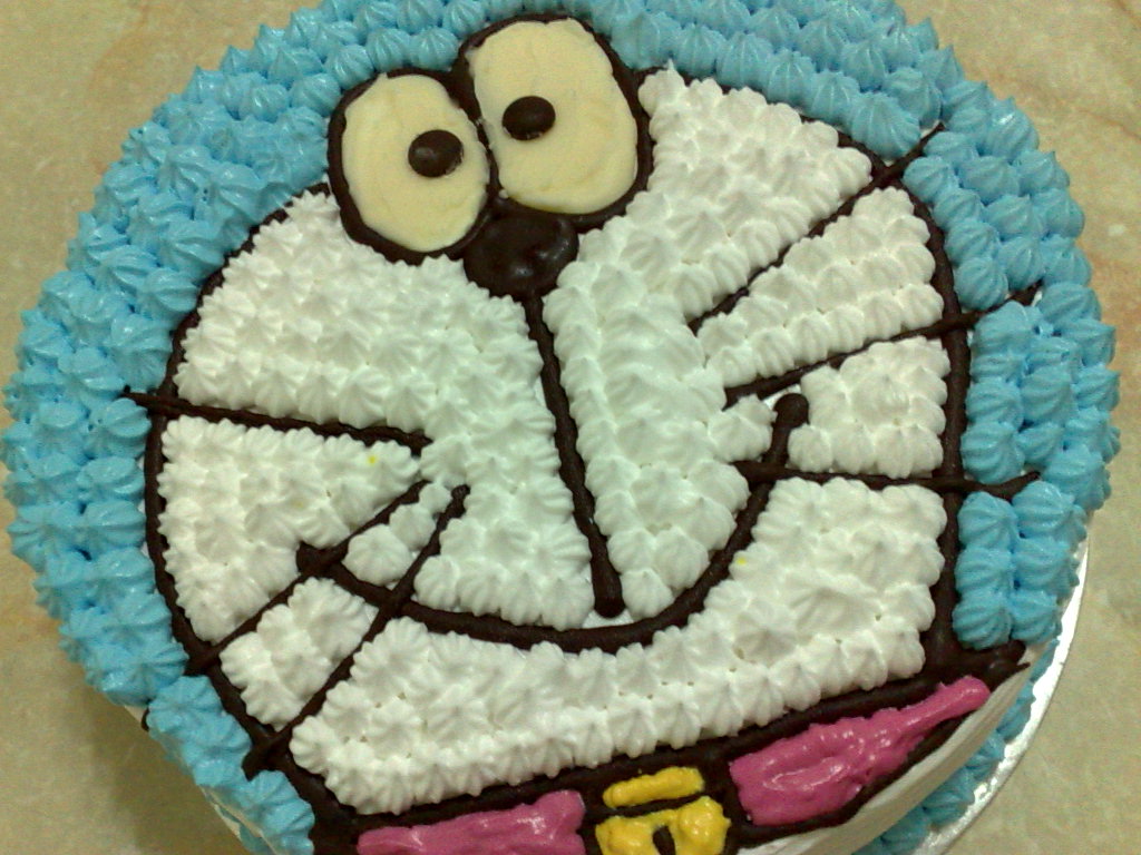 AppleBee Cake Boutique : Doraemon 2D Fondant Cake 小叮当2D蛋糕系列