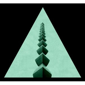tablou fosforescent triunghi coloana infinitului