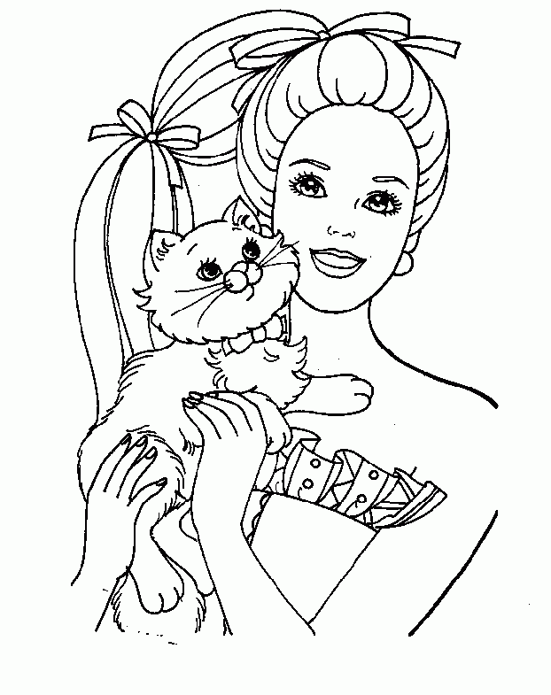 Desenhos para colorir da Barbie que podem ser impressos