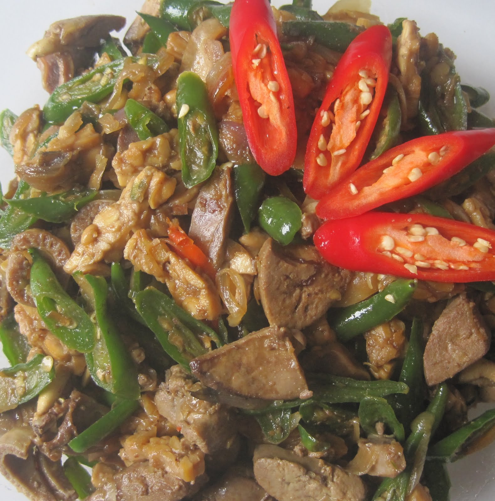 Dapur BundaDafGhaz Resep Tumis Ati Ampela Plus (Tempe) Pedas Dapur BundaDafGhaz Resep Tumis Ati Ampela Plus (Tempe) Pedas