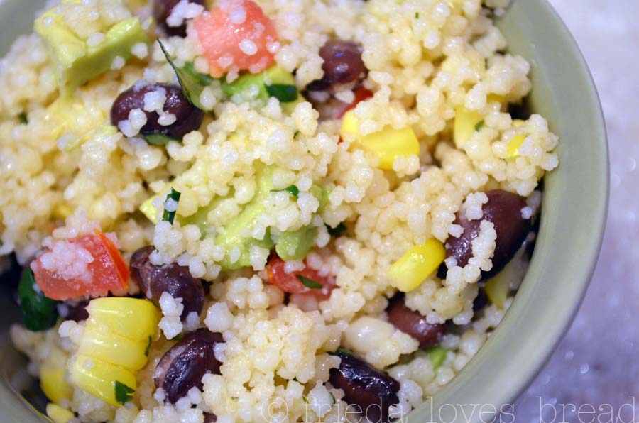 Frieda Loves Bread Southwest Couscous Salad & Dip