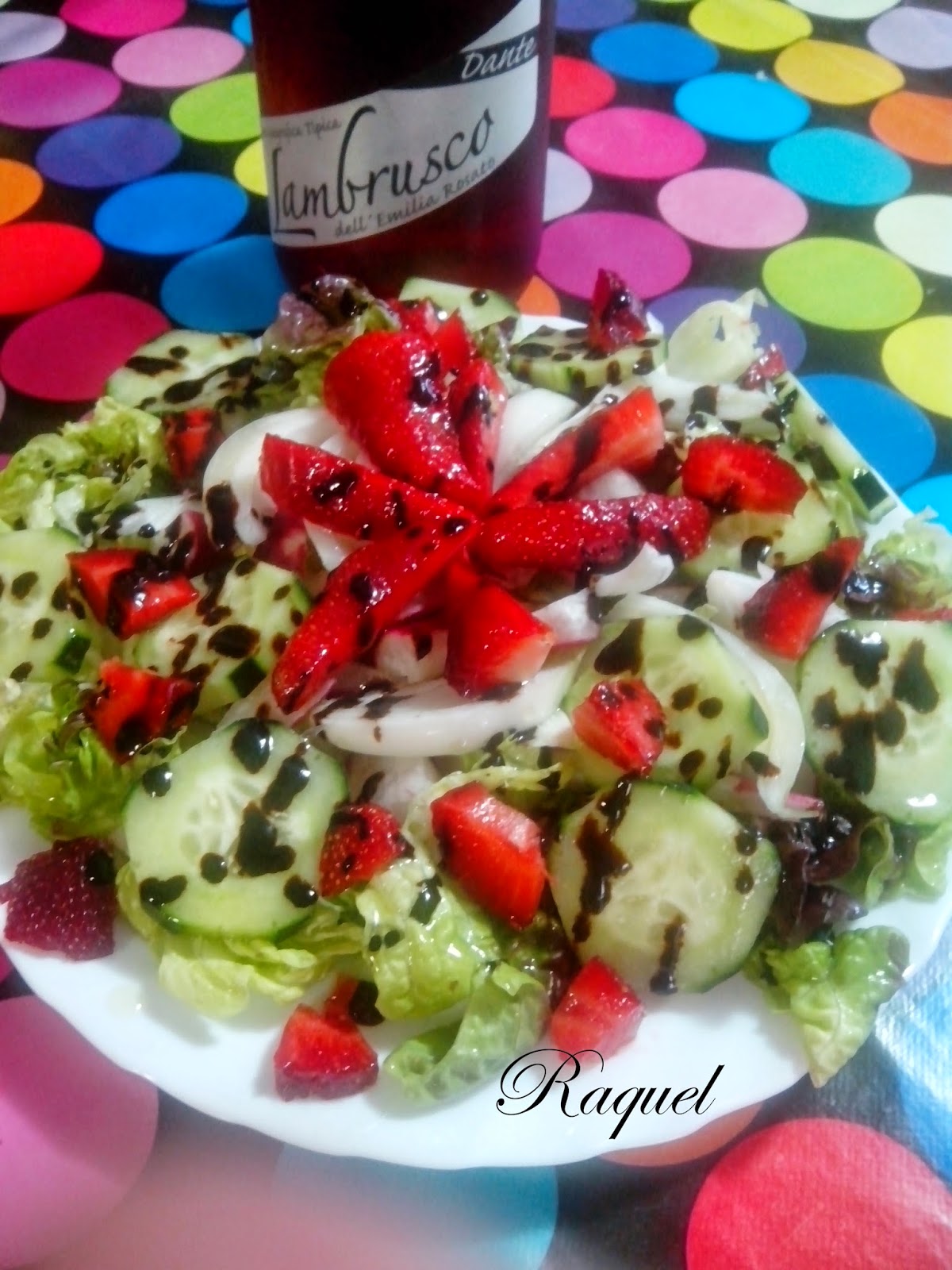 Ensalada Verde Con Fresas