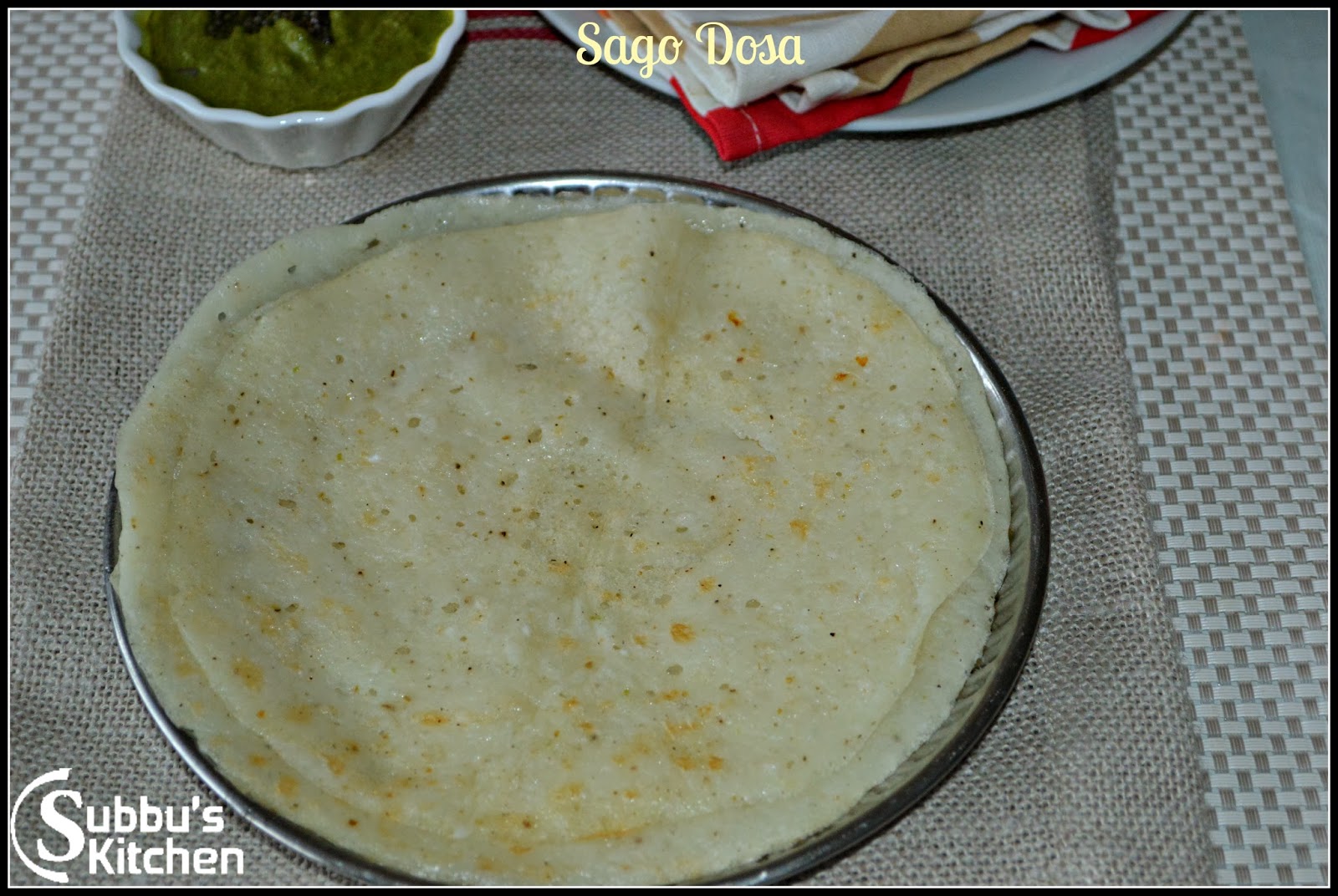 Sago Dosa | Sabudhana Dosa | Jevvarasi Dosai Sago Dosa | Sabudhana Dosa | Jevvarasi Dosai