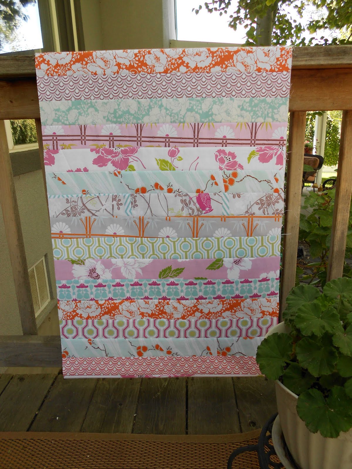 a notion to sew Bed Runner