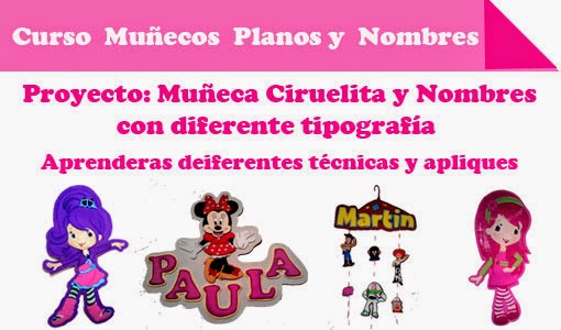 muñecos de foami planos