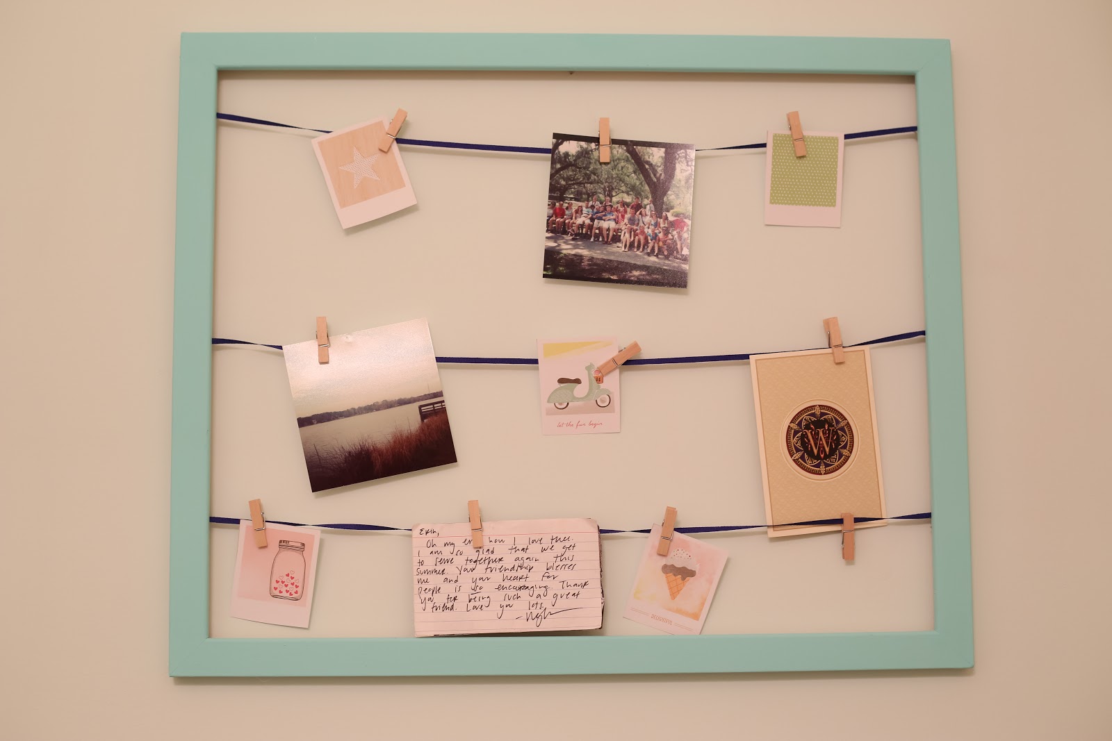 Erin Spruell Photography Diy Memory Board Frame Note The Options Are Endless With White Frame I Used 3 Diffe Kinds Of Ribbon For Some Added Eye Appeal Get Creative And Make You One This