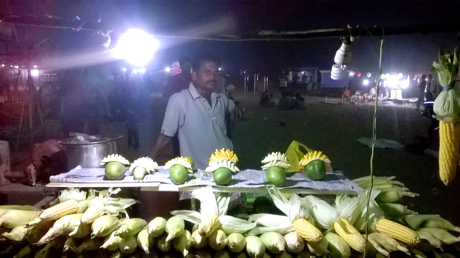 An evening at the Marina Beach Chennai Foody