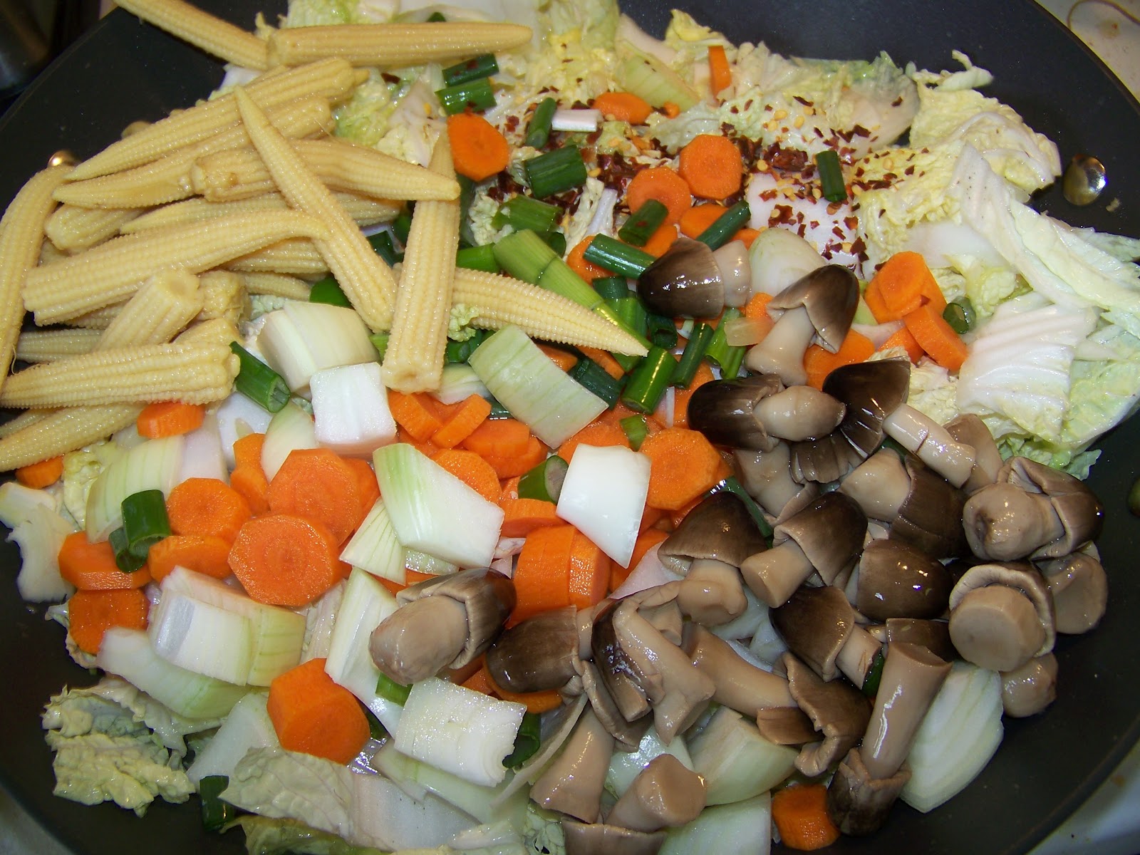 Kitchen Simmer Napa Cabbage Vegetable Stir Fry