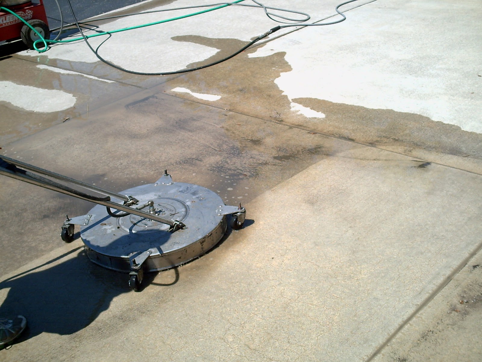 Cleaned by Pete what a power washer does Attachments surface cleaner