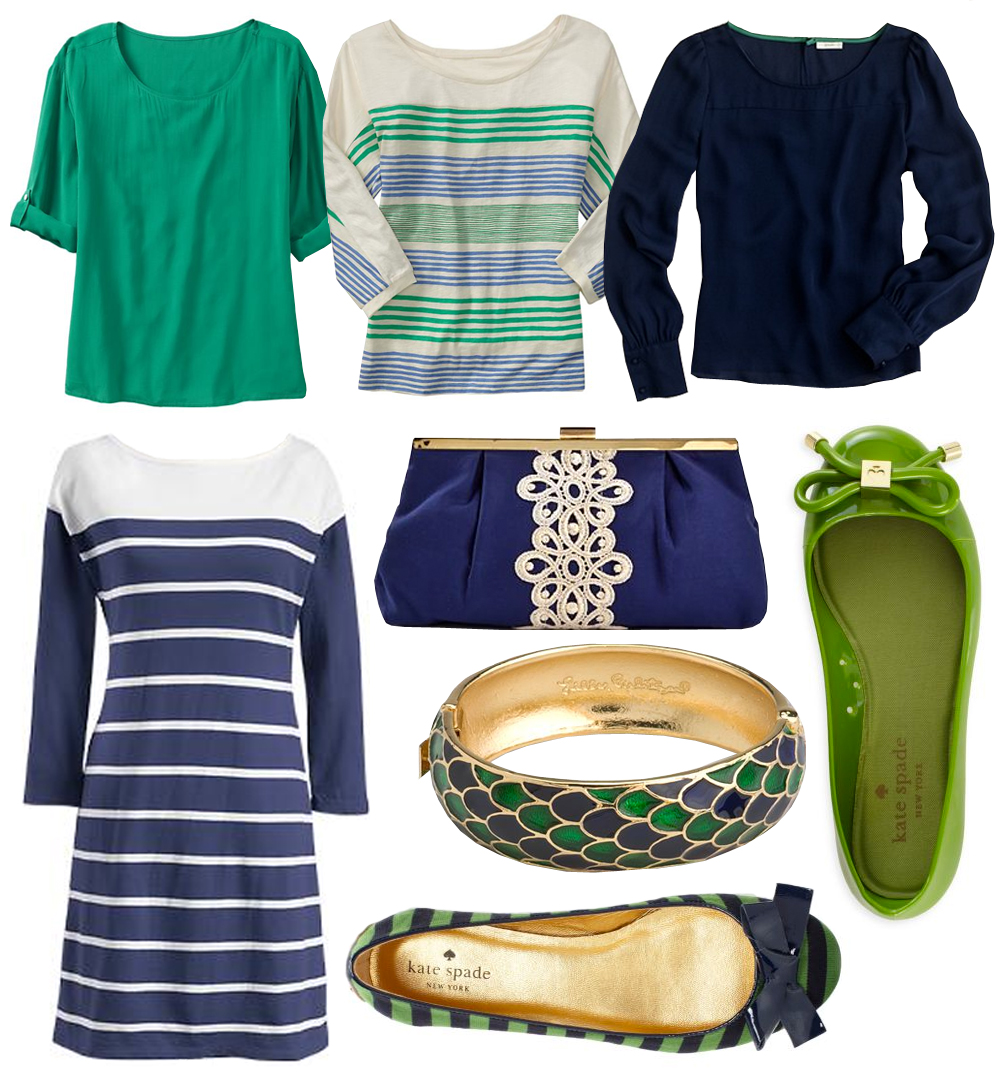 Navy And Green
