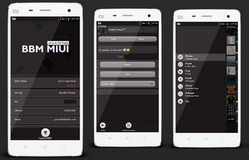 BBM MIUI DARK STYLE VERSION 2.6.0.30 BBM MIUI DARK STYLE VERSION 2.6.0.30