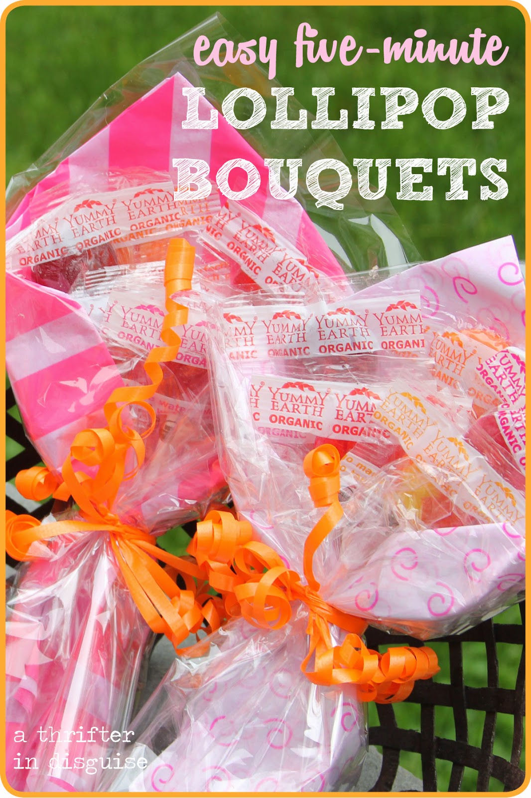 A Thrifter in Disguise DIY Kids Lollipop Bouquets