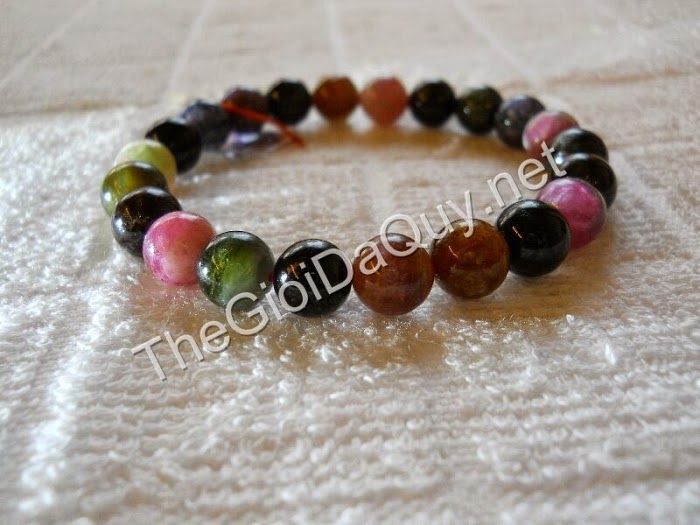 Vòng tay đá Tourmaline 8 ly Vòng tay đá Tourmaline 8 ly