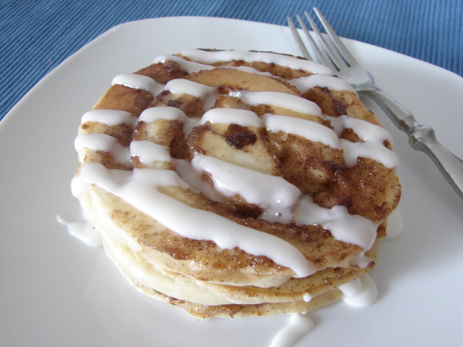 The Royal Cook Cinnamon Roll Pancakes