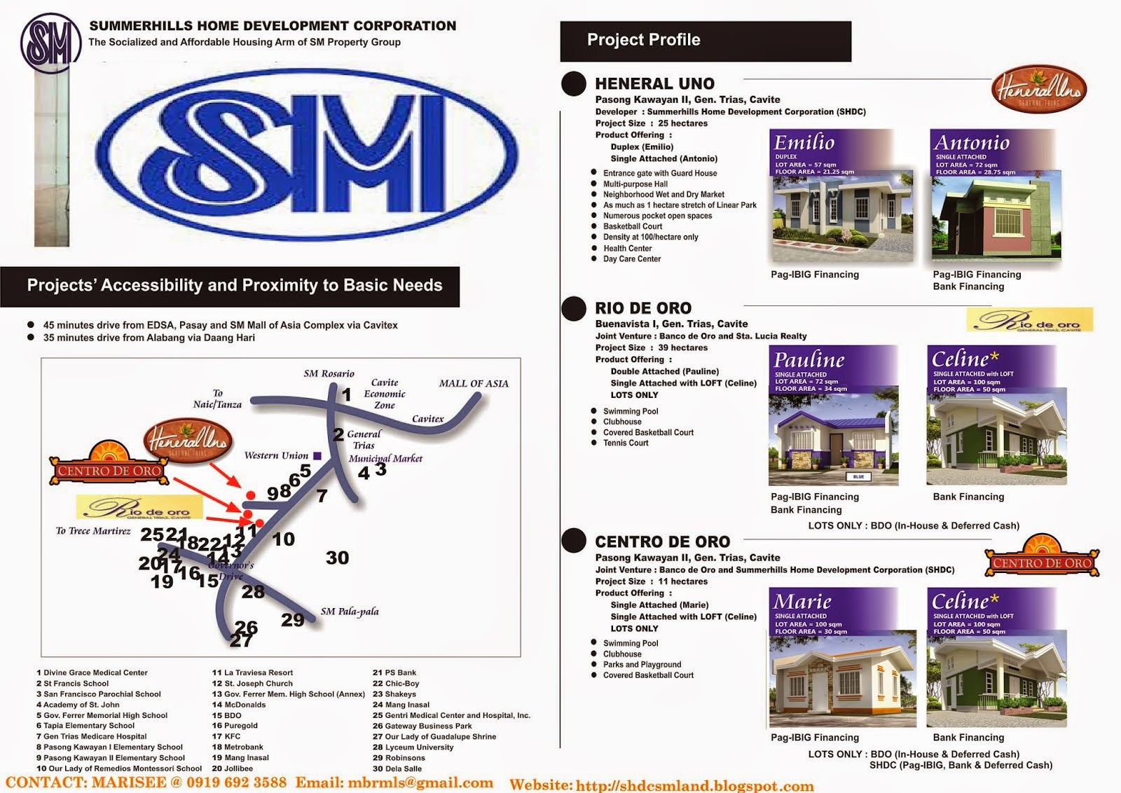 Summerhills Home Development Corporation, Project of SM Land CENTRO DE