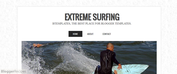 Extreme Surfing Blogger template