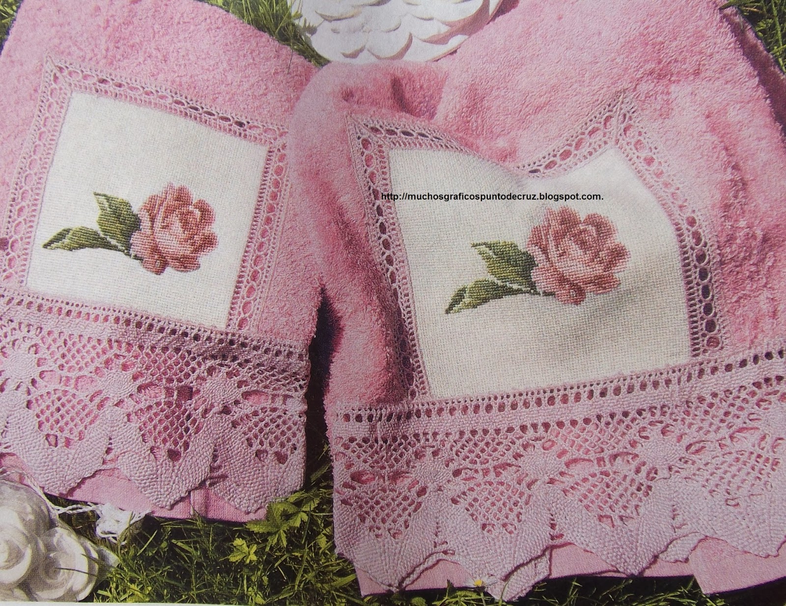 GRAFICOS PUNTO DE CRUZ GRATIS : TOALLAS,PAÑOS COCINA(41)