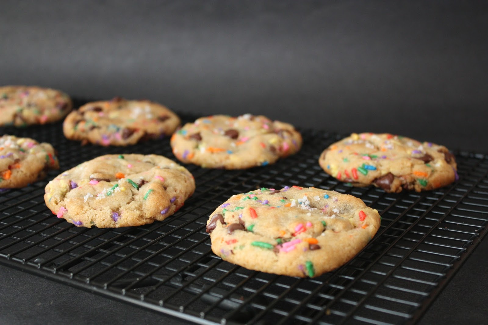 Vegan chocolate chip confetti cookies How to Philosophize with Cake