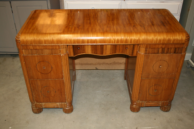 Reloved Rubbish Vintage Waterfall Desk