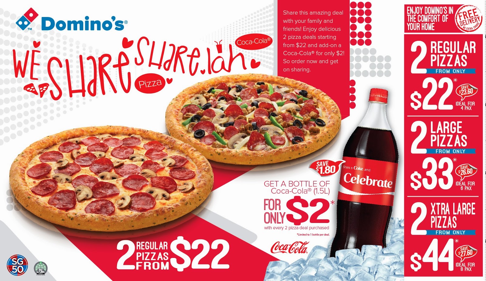 Dominos pizza coupons delivery