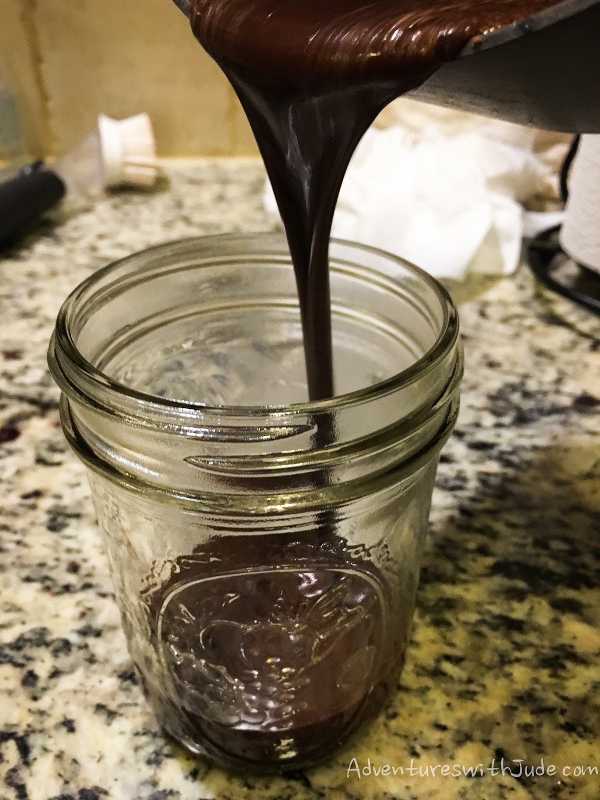 Adventures with Jude Vegan Chocolate Fudge Sauce (M is for Mocha)