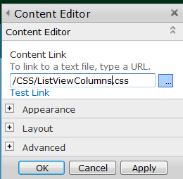 Sean Regan S Development Blog Change The Column Width Of A Sharepoint List View Web Part