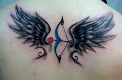 angel wing tattoos ambrella design angel wing tattoos ambrella design