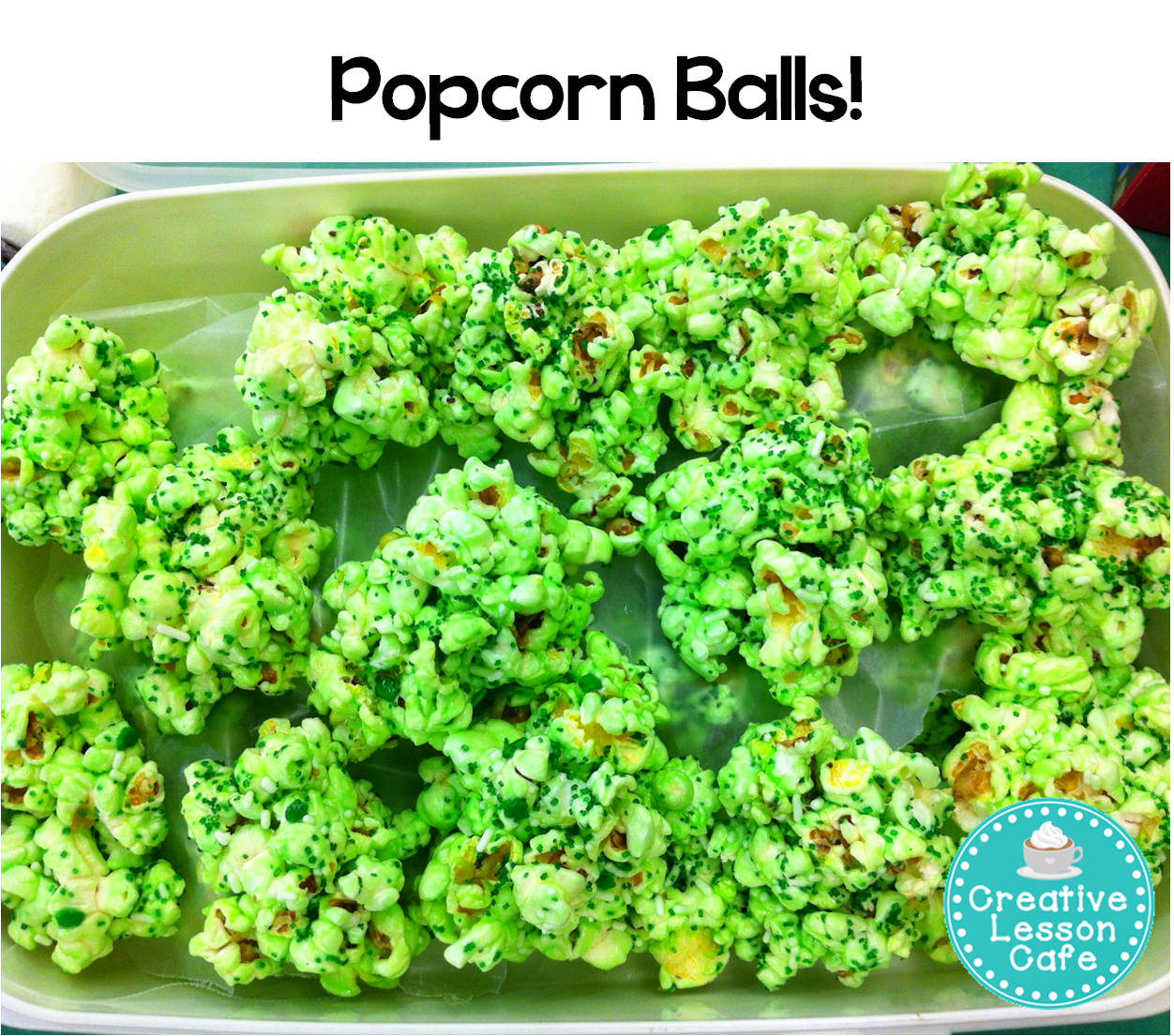 Creative Lesson Cafe St. Patrick's Day Party Treats and a Winner!