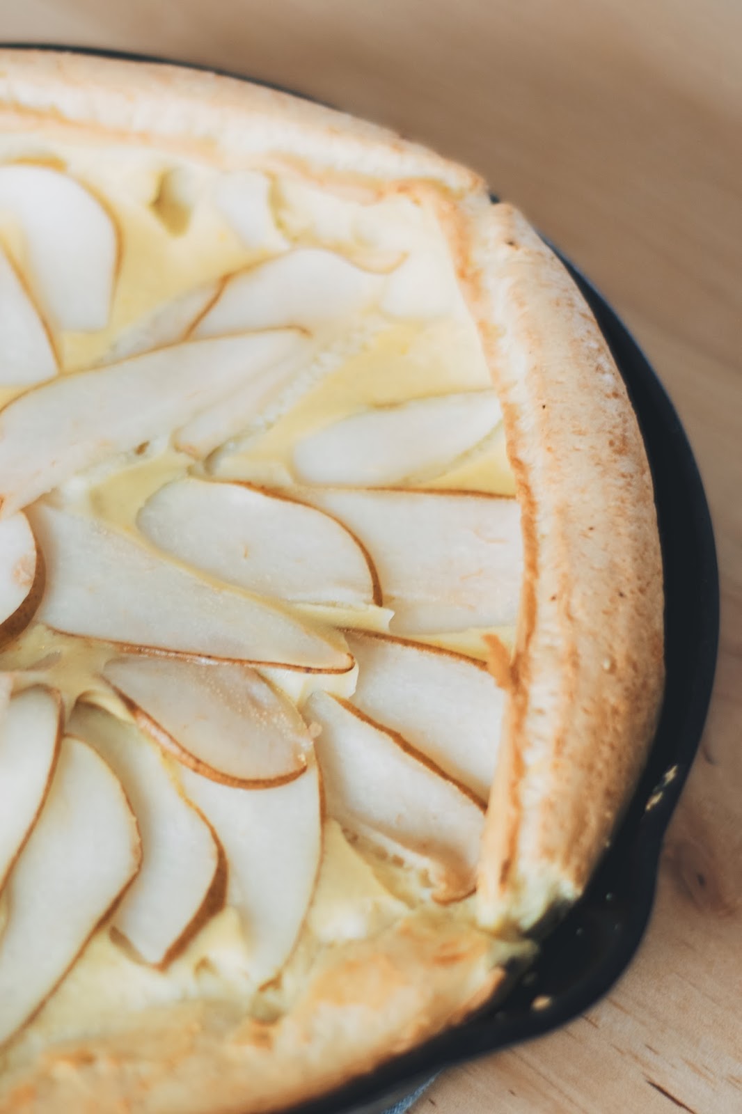 The Ginger Cook Oven Puffed Pear Pancake (Pannekoeken)