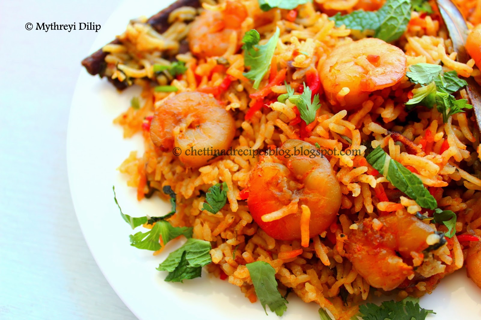 Prawn Biryani Chettinad Recipes