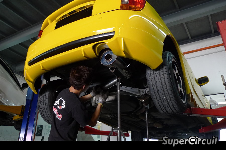 SUPERCIRCUIT Exhaust Pro Shop Toyota Celica (ZZT231) Axle Back Exhaust