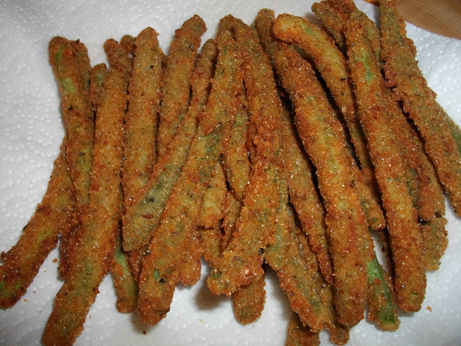 Domestic Goddess's Recipe Box Green Bean Fries