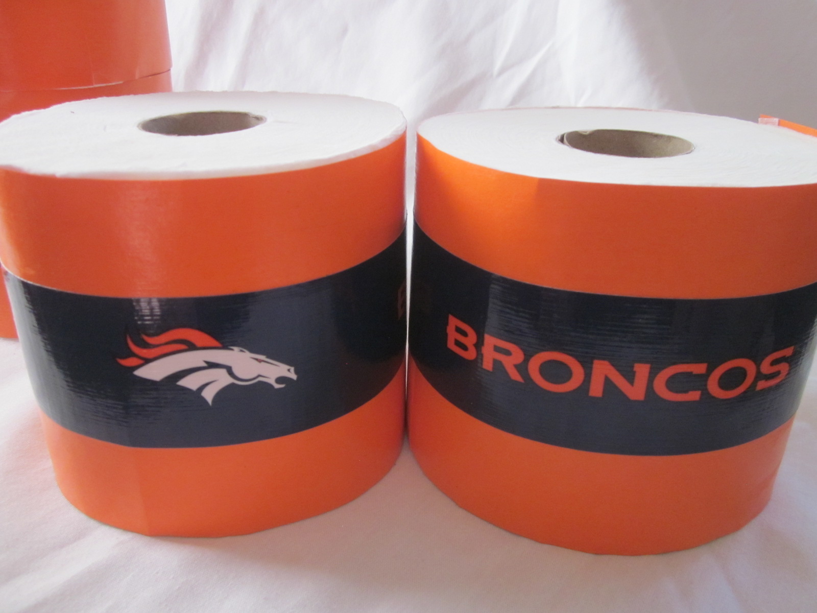 Stamping, Crafting and Having Fun Broncos toilet paper covers