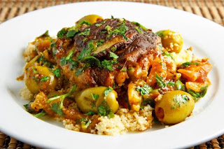 Nice Moroccan Chicken Tagine with Green Olives and Preserved Lemon
