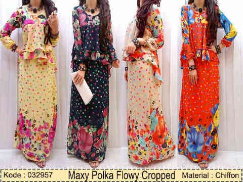 baju maxy polka flowy cropped 32957 habis cafe bajoo baju maxy polka flowy cropped 32957 habis cafe bajoo