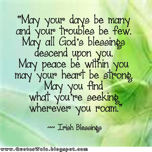 irish blessing quotes irish blessing quotes