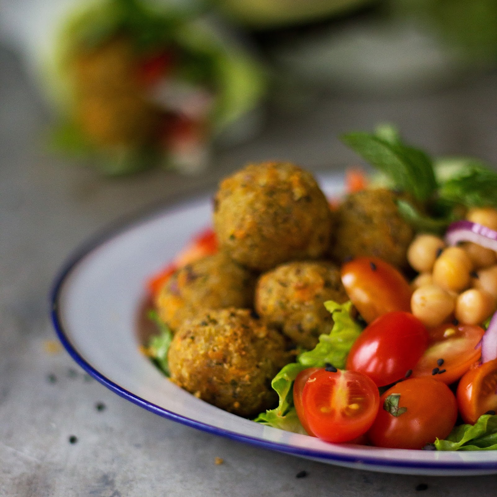Falafel with Lemon Tahini Yogurt Wholehearted Eats