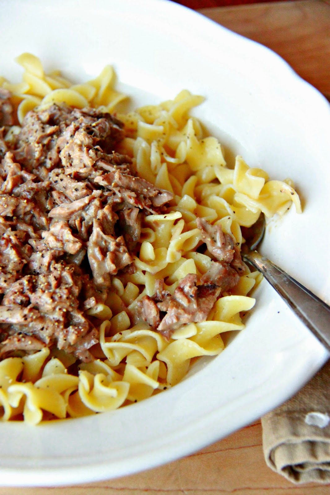 Larissa Another Day Slow Cooker Beef Stroganoff