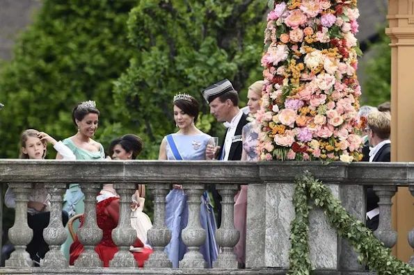 Princess Sofia and Prince Carl Philip hosted by King Carl Gustaf and Queen Silvia at The Royal Palace