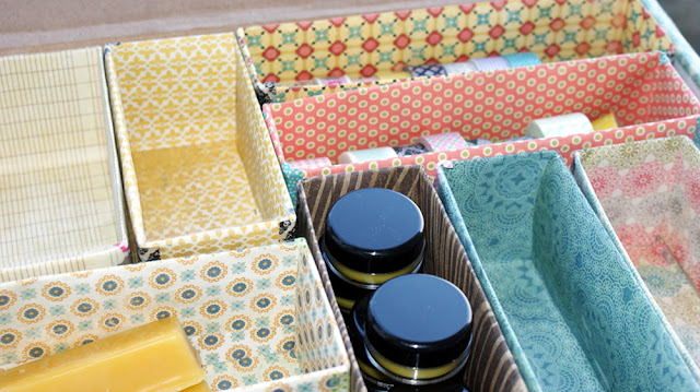 DIY Upcycled Storage Box Organizer Craft Project Made From Recycled Pantry Boxes